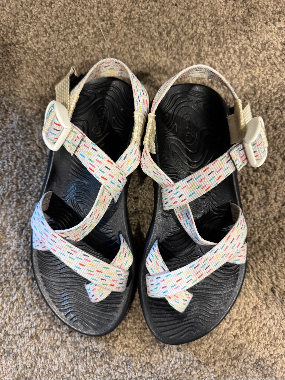 Women’s Chaco “White Sprinkle” Pattern Z/2 Sandal - Picture 2 of 7